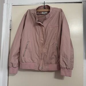 American Eagle Outfitters Light Pink Bomber Jacket